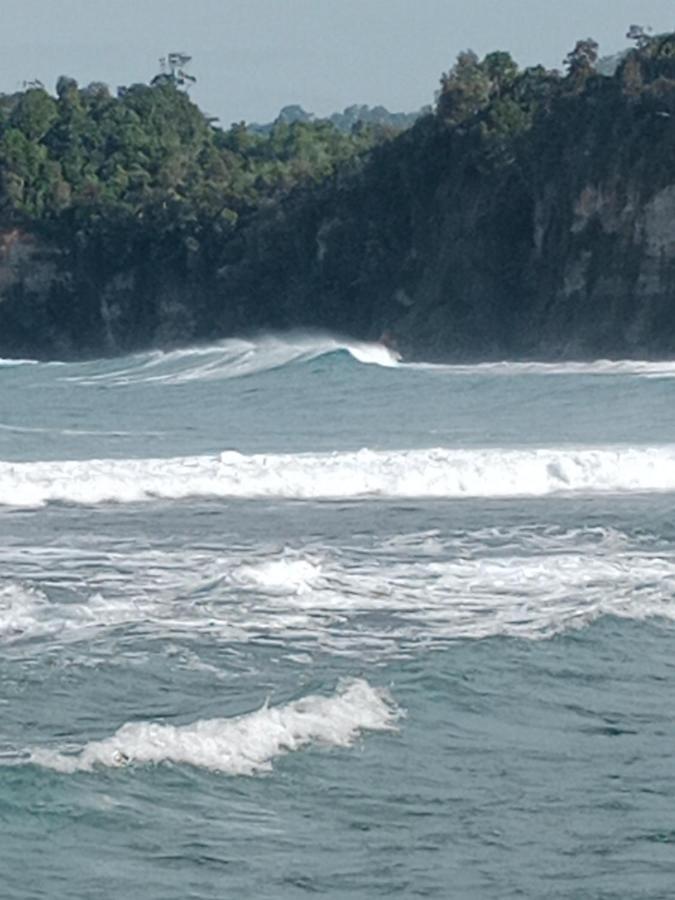 Rumah Nalu Surf Camp Krui Bagian luar foto